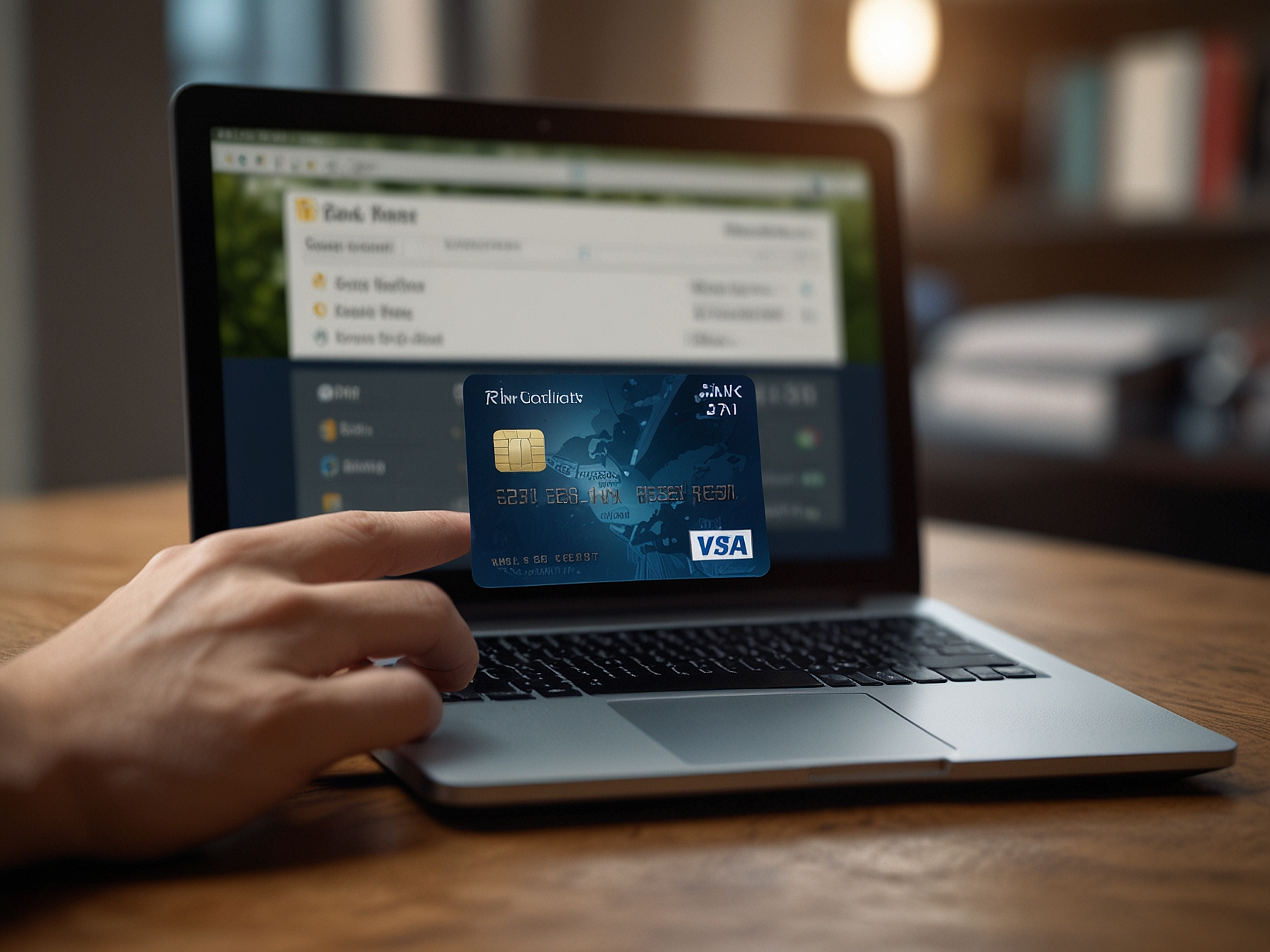 Withdrawal process illustration with bank transfer